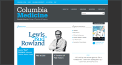 Desktop Screenshot of columbiamedicinemagazine.org